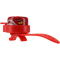 CRAZY SAFETY Dragon Fahrradklingel Kinder 0104 - red