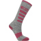 2er Pack ZigZag Znow Skisocken Kinder 4368 - red violet 25-28