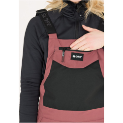 SLOPE Kenwood Ski-Latzhose Damen 4343 - rose brown XXS
