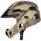 CRAZY SAFETY Titan Fullface Fahrradhelm Kinder 3019 - sand M (54-57 cm)