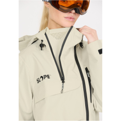 SLOPE Zuko Lined Shell Skijacke Damen 1282 - silver lining XS