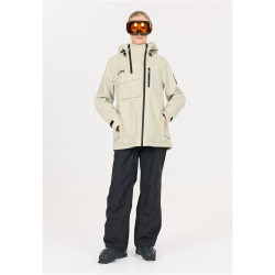 SLOPE Zuko Lined Shell Skijacke Damen 1282 - silver lining XS