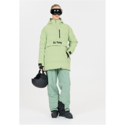 SLOPE Thumper Insulated Anorak Damen 3144 - smoke green XS