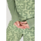 SLOPE Rei Printed Baselayer Skiunterhemd Damen 3144 - smoke green XXS