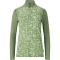 SLOPE Rei Printed 1/2-Zip Ski Langarmshirt Damen 3144 - smoke green XXS