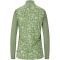 SLOPE Rei Printed 1/2-Zip Ski Langarmshirt Damen 3144 - smoke green XXS