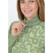 SLOPE Rei Printed 1/2-Zip Ski Langarmshirt Damen 3144 - smoke green XXS