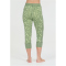 SLOPE Rei Printed Baselayer 3/4-Skiunterhose Damen 3144 - smoke green XXS