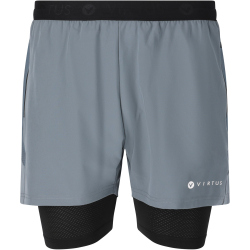 VIRTUS Dylan 2in1 Stretch Trainingsshorts Herren 2050 - stormy weather 3XL