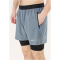 VIRTUS Dylan 2in1 Stretch Trainingsshorts Herren 2050 - stormy weather 3XL