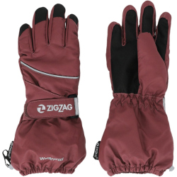 ZigZag Kempston Handschuhe Kinder 4132 - tawny port L...