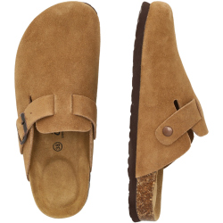 Cruz Cosimo Leder Kork Clogs 5199 - toffee 36
