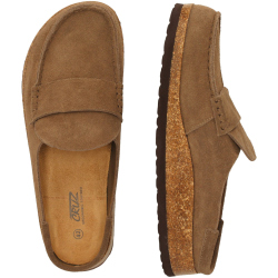 Cruz Emilio Leder Moc Toe Kork Clogs Herren 5199 - toffee 42
