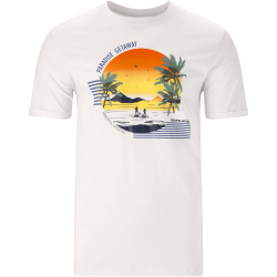 Cruz Flair T-Shirt Herren 1002 - white M