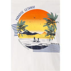 Cruz Flair T-Shirt Herren 1002 - white M