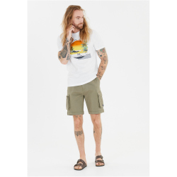Cruz Flair T-Shirt Herren 1002 - white M
