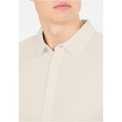Cruz Micky kurzarm Leinenhemd Herren 1002 - white S