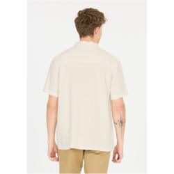 Cruz Micky kurzarm Leinenhemd Herren 1002 - white S
