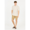 Cruz Micky kurzarm Leinenhemd Herren 1002 - white S