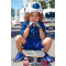 CRAZY SAFETY Tiger Fahrradhelm Kinder 1002 - white S (49-55 cm)