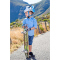 CRAZY SAFETY Tiger Fahrradhelm Kinder 1002 - white S (49-55 cm)