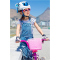CRAZY SAFETY Tiger Fahrradhelm Kinder 1002 - white S (49-55 cm)