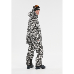 SLOPE Kenai Allover Print Skijacke Herren 1002 - white S