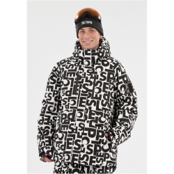 SLOPE Kenai Allover Print Skijacke Herren 1002 - white S