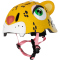 CRAZY SAFETY Leopard Fahrradhelm Kinder 0113 - yellow S (49-55 cm)