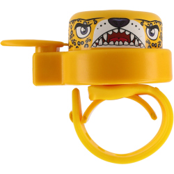 CRAZY SAFETY Leopard Fahrradklingel Kinder 0113 - yellow