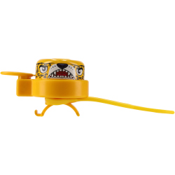 CRAZY SAFETY Leopard Fahrradklingel Kinder 0113 - yellow