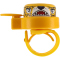 CRAZY SAFETY Leopard Fahrradklingel Kinder 0113 - yellow