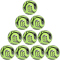 10er Ballpaket adidas WM 2026 Trionda Club Fußball Freizeitball JD8052 - lucid lemon/black/silver met. 3