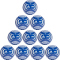 10er Ballpaket adidas Tiro Club Fußball Freizeitball JW1529 - power blue/white