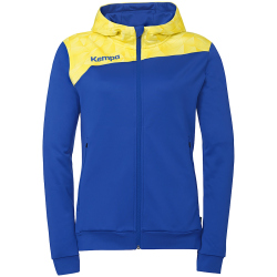 Kempa Athletics 29 Kapuzenjacke Damen royal/limonengelb XS