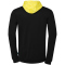 Kempa Athletics 29 Kapuzenjacke schwarz/limonengelb S