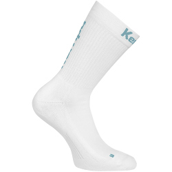 Kempa Logo Classic Socken weiß/aqua 31-35