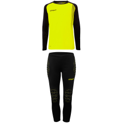 uhlsport Impulse Torwart-Set Kinder fluo gelb/schwarz 116