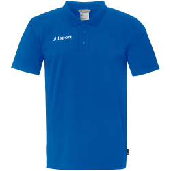 uhlsport Essential Poloshirt Kinder azurblau/weiß 140