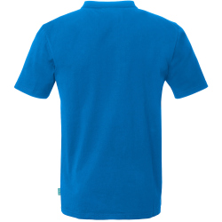 uhlsport Essential Poloshirt Kinder azurblau/weiß 140