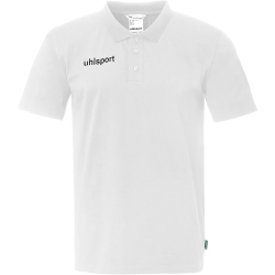 uhlsport Essential Poloshirt Kinder weiß/schwarz 140