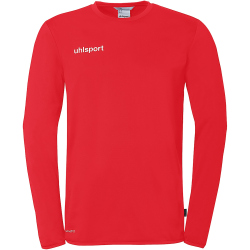 uhlsport Essential Training Sweatshirt Kinder rot/weiß 116