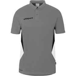 uhlsport Equipe 29 Poloshirt steingrau/weiß/schwarz S
