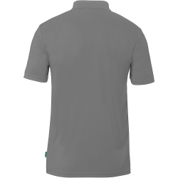 uhlsport Equipe 29 Poloshirt steingrau/weiß/schwarz S