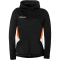 uhlsport Equipe 29 Multi Kapuzenjacke Damen schwarz/weiß/fluo orange XS