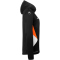 uhlsport Equipe 29 Multi Kapuzenjacke Damen schwarz/weiß/fluo orange XS