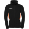 uhlsport Equipe 29 Multi Kapuzenjacke Kinder schwarz/weiß/fluo orange 116