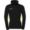 uhlsport Equipe 29 Multi Kapuzenjacke schwarz/weiß/limonengelb S