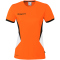 uhlsport Equipe 29 Trainingsshirt Damen fluo orange/weiß/schwarz XS
