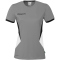 uhlsport Equipe 29 Trainingsshirt Damen steingrau/weiß/schwarz XS